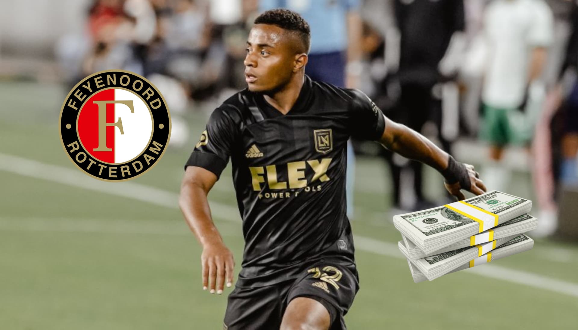 Diego Palacios con la camiseta de LAFC.