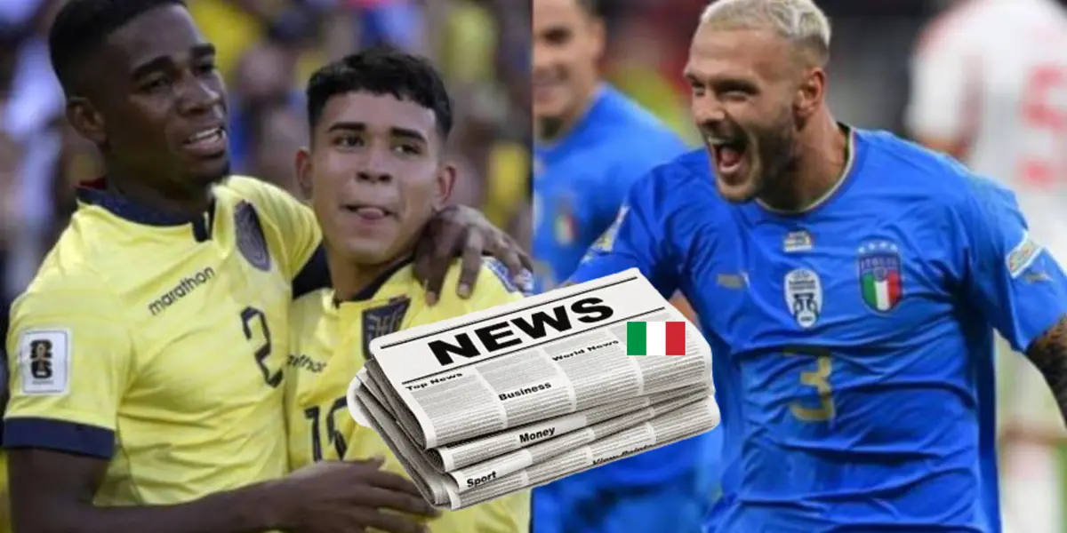 Desde Italia, lo que dice la prensa de cara al duelo ante Ecuador en marzo