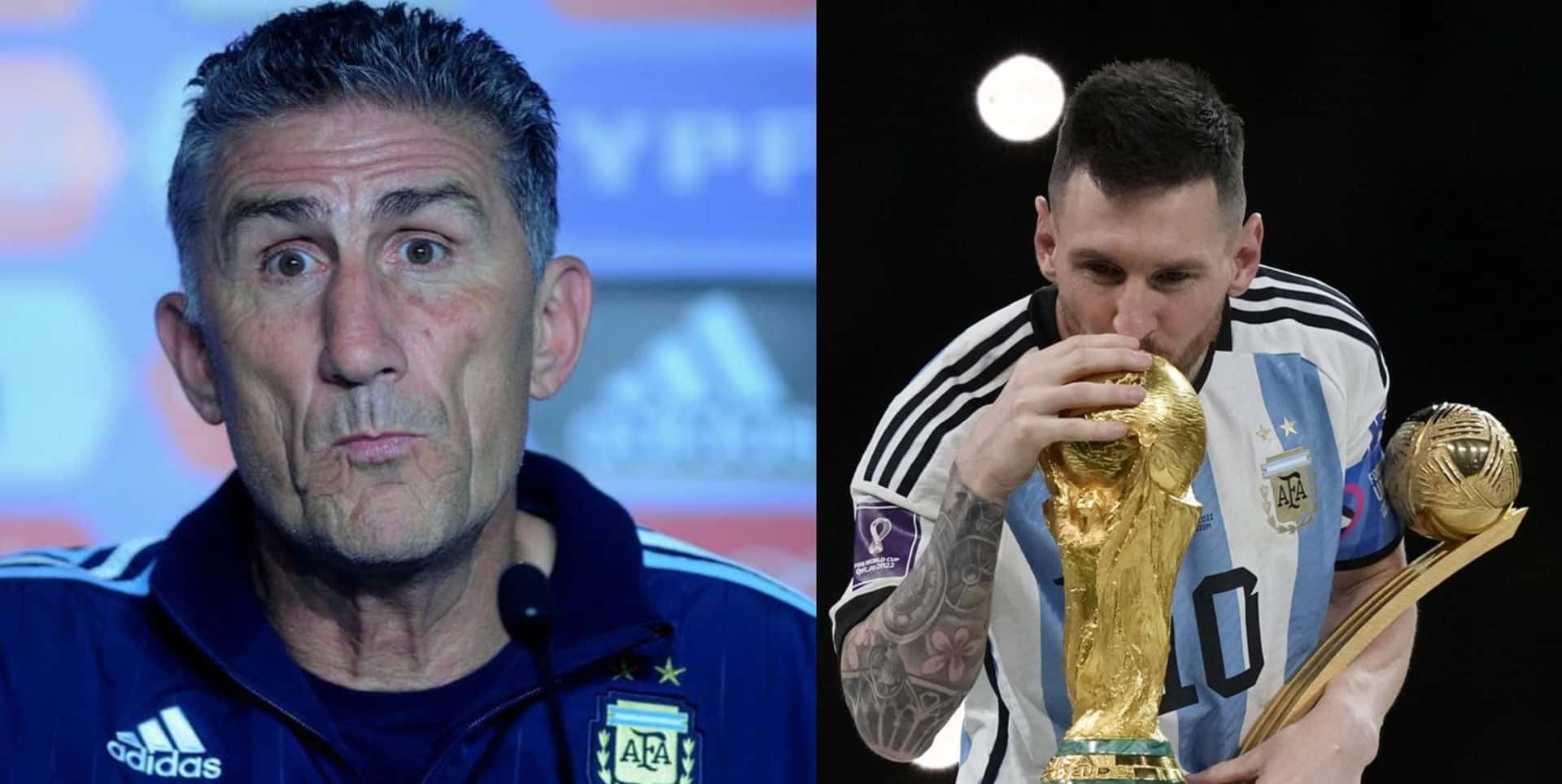 El astro argentino le hizo una promesa a Lionel Messi