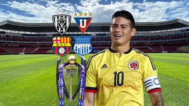 El club grande de Ecuador que podría fichar a James Rodríguez
