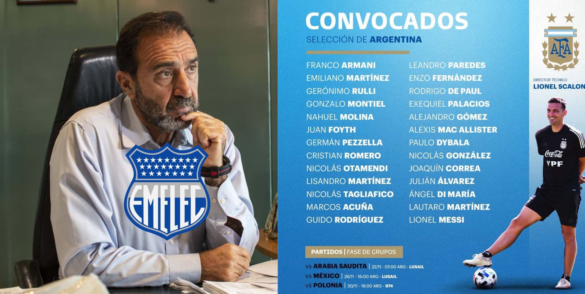 El Club Sport Emelec tuvo en sus filas al que posiblemente será el reemplazo de Lionel Messi