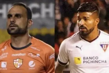 El delantero de Liga de Quito, Rodrigo Aguirre, recordó del problema que tuvo en redes Damián Frascarelli tras unas declaraciones del portero