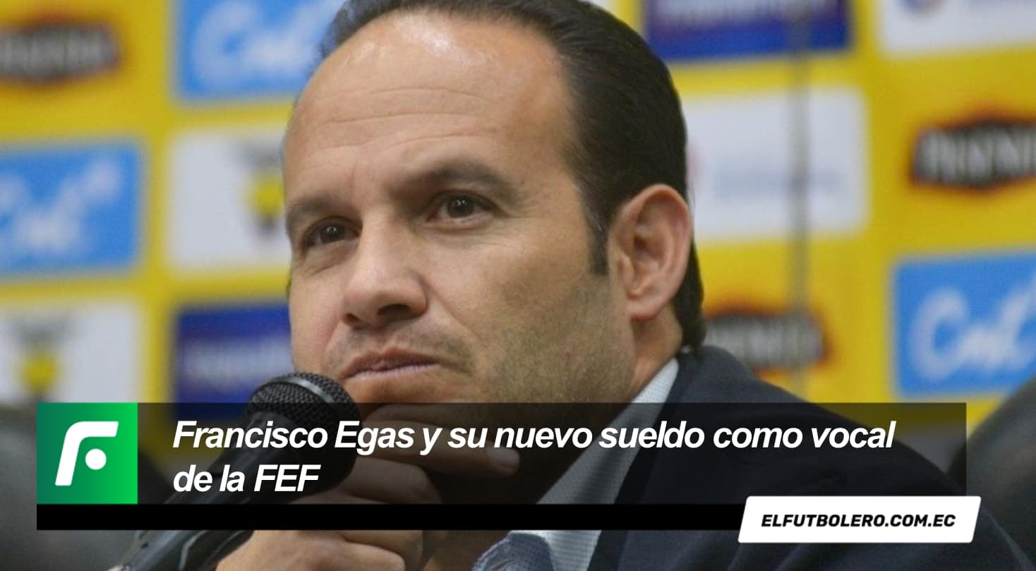El directivo de la Ecuafútbol fue sustituido por Jaime Estrada, quien tomará su puesto y Egas pasa a tener un nuevo cargo