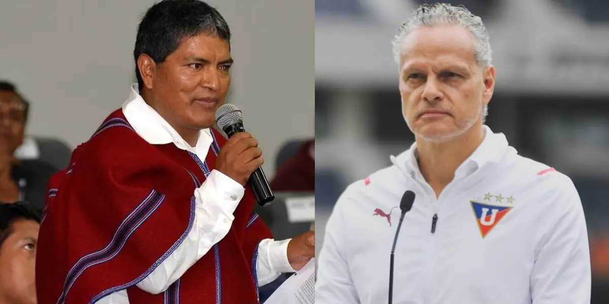 El directivo de Mushuc Runa se sintió perjudicado por Liga de Quito