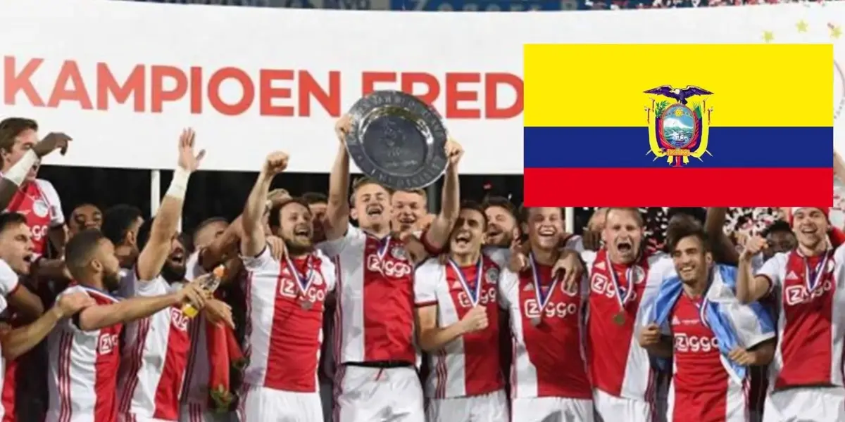 El ecuatoriano apareció en las fotos de la plantilla titular del Ajax