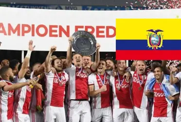 El ecuatoriano apareció en las fotos de la plantilla titular del Ajax