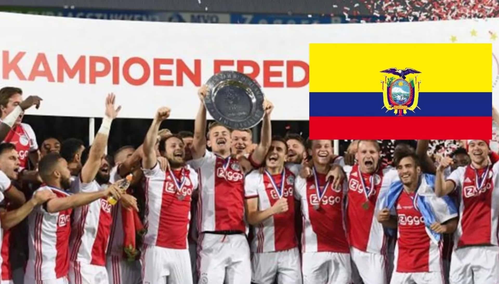 El ecuatoriano apareció en las fotos de la plantilla titular del Ajax