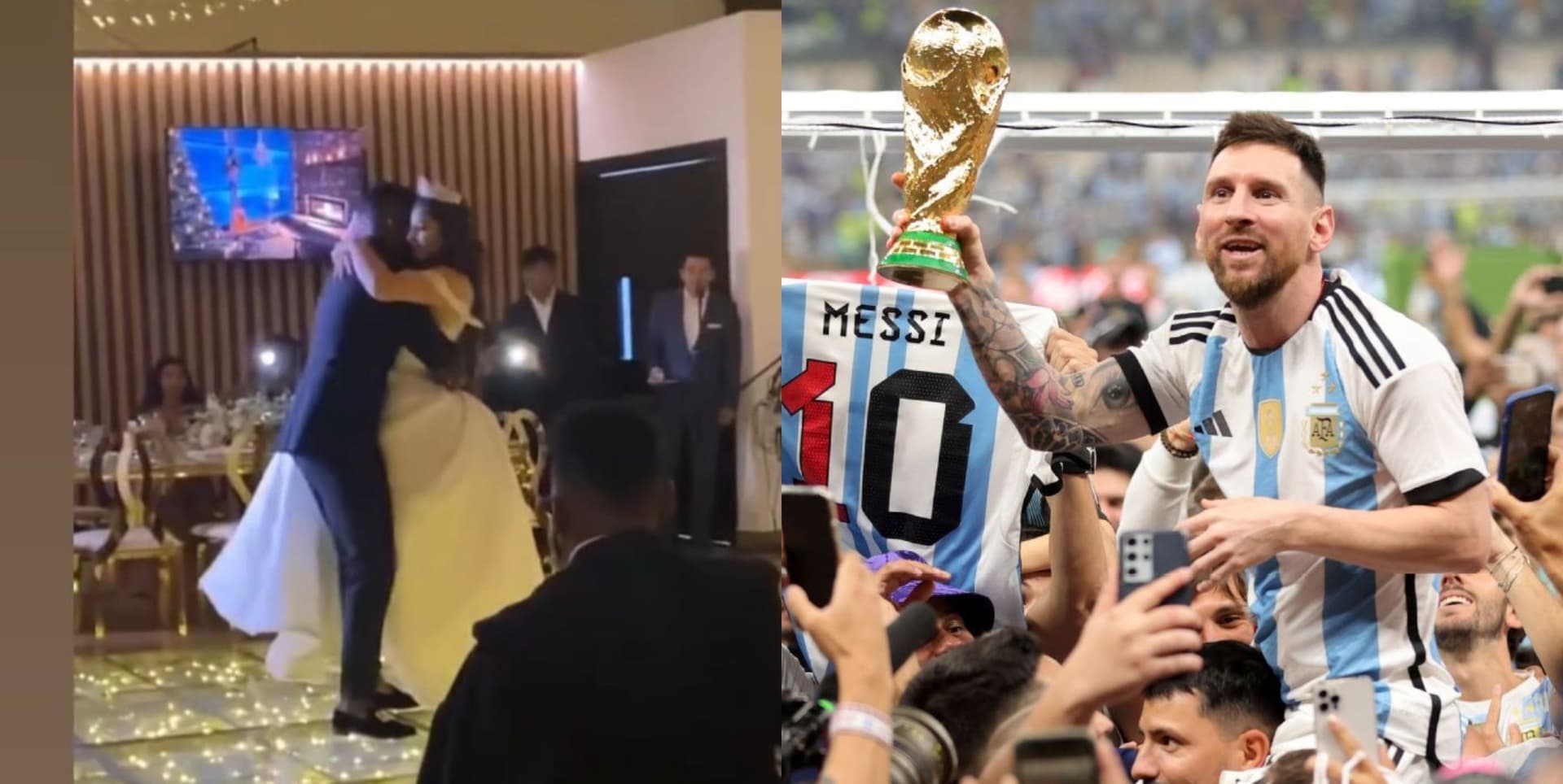 El ecuatoriano aprovechó el momento para casarse