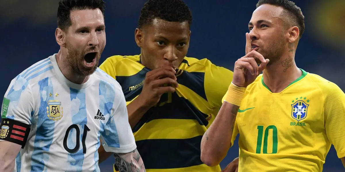 El ecuatoriano demostró que es uno de los mejores jugadores en la actual eliminatoria y está a la altura de jugadores como Messi y Neymar