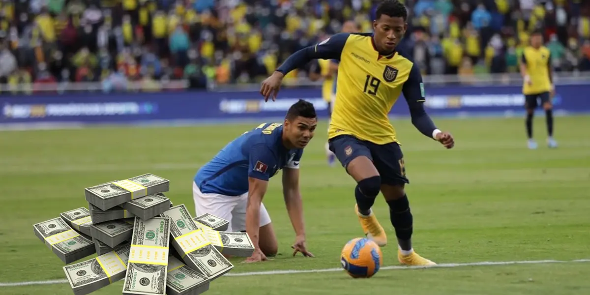 El ecuatoriano demostró que está en la élite del fútbol mundial, en el partido contra Brasil dejó en el suelo a unos cuantos brasileños que valen millones