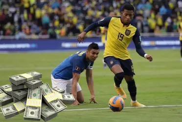 El ecuatoriano demostró que está en la élite del fútbol mundial, en el partido contra Brasil dejó en el suelo a unos cuantos brasileños que valen millones