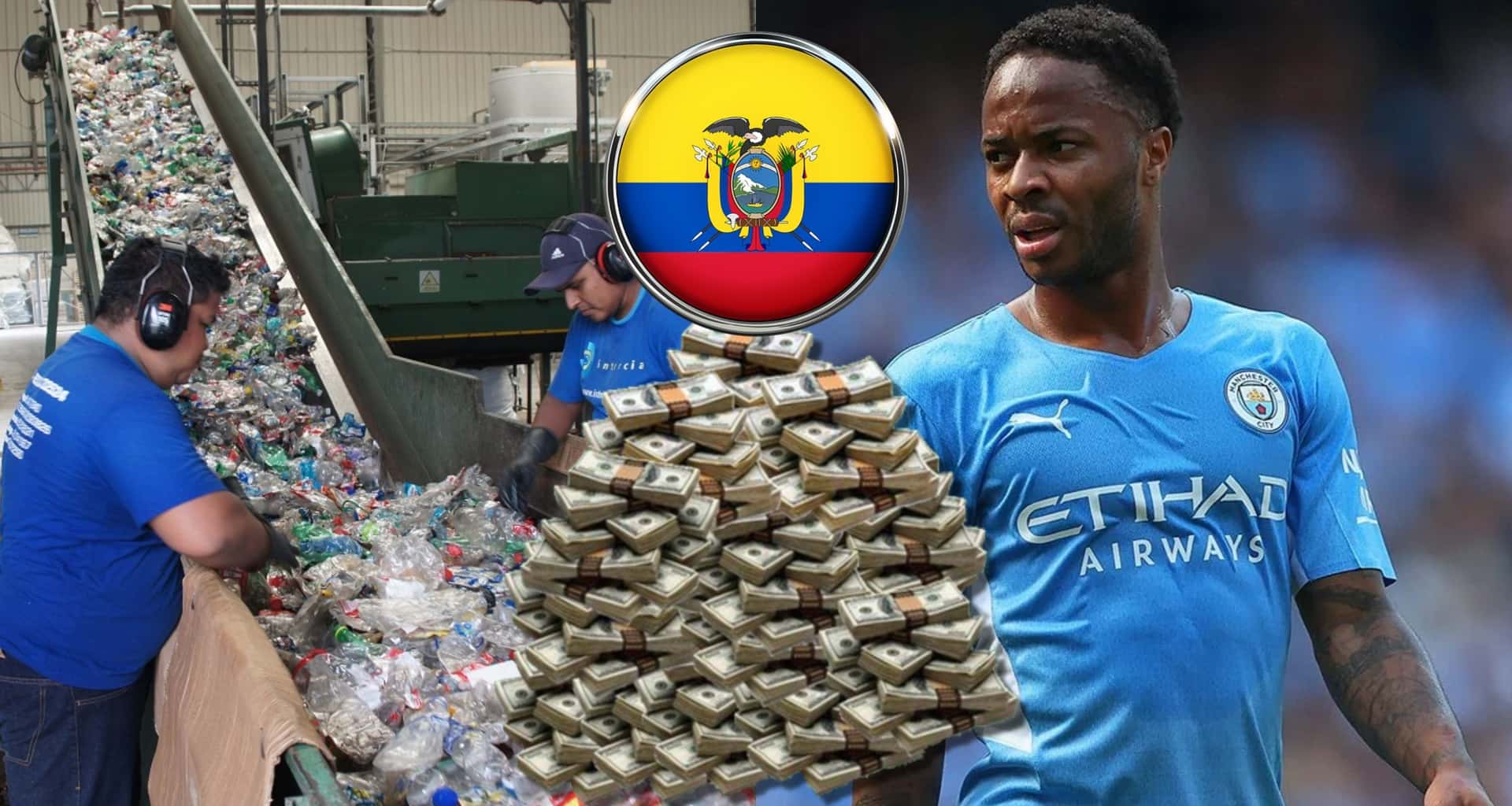 El ecuatoriano empezó desde abajo y dio el salto a jugar ante los grandes de Europa donde tuvo un encontrón con Sterling, hoy en el Chelsea