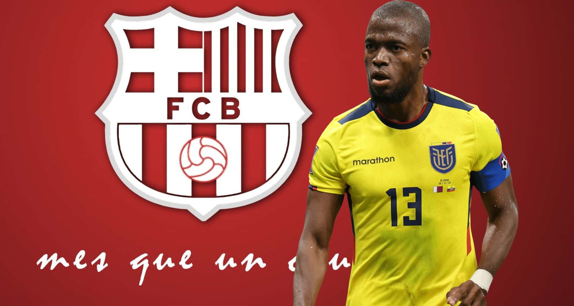El ecuatoriano está en la lista de jugadores que podría jugar en el FC Barcelona