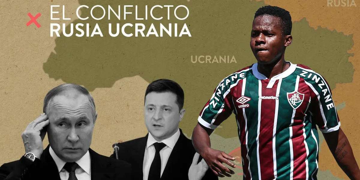 El ecuatoriano no está en Ucrania, pero su domicilio no está tan lejanos del conflicto bélico