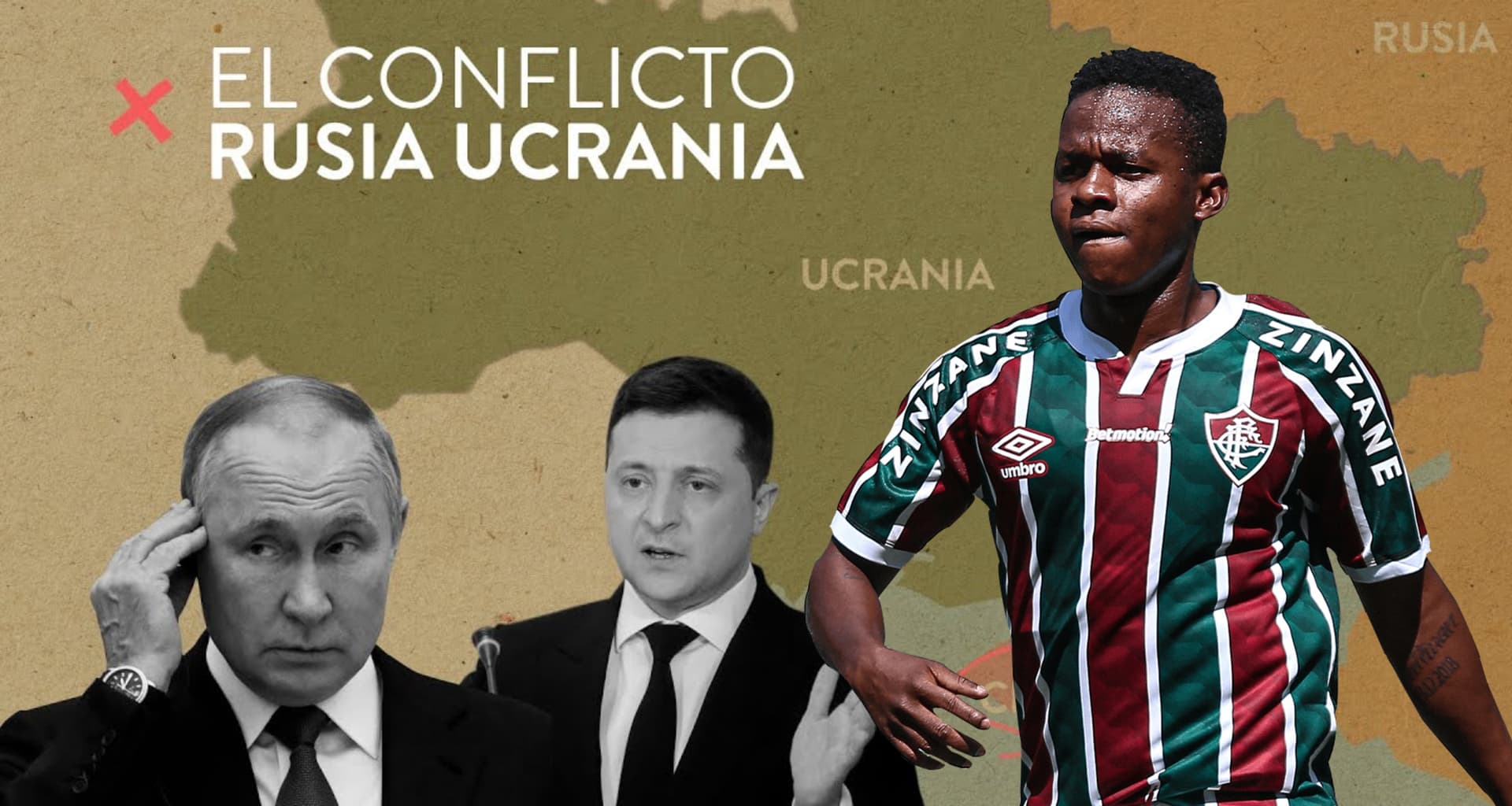 El ecuatoriano no está en Ucrania, pero su domicilio no está tan lejanos del conflicto bélico