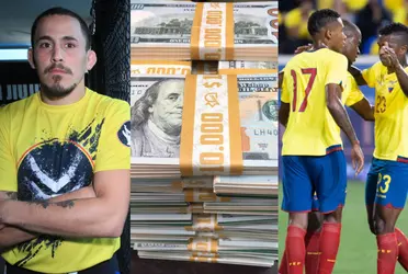 El ecuatoriano le dio una alegría al país, mientras que la selección ecuatoriana sigue buscando a un entrenador y ganó un buen dinero ¿más o menos que un jugador?