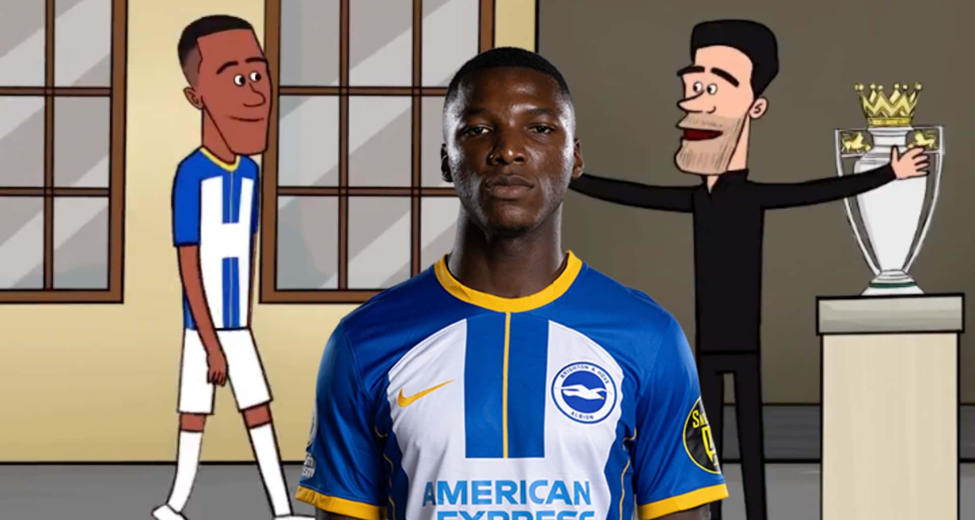 El ecuatoriano no llegó al Arsenal y le hicieron hasta una caricatura