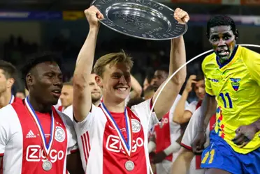 El ecuatoriano Patrickson Delgado jugó su primer partido en el Ajax de Holanda