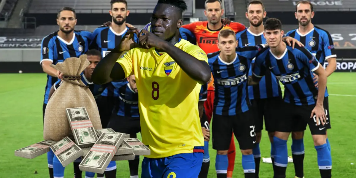 El ecuatoriano tiene sueldo de súper estrella, por eso puede darse los mismos lujos que las estrellas del Inter de Milán