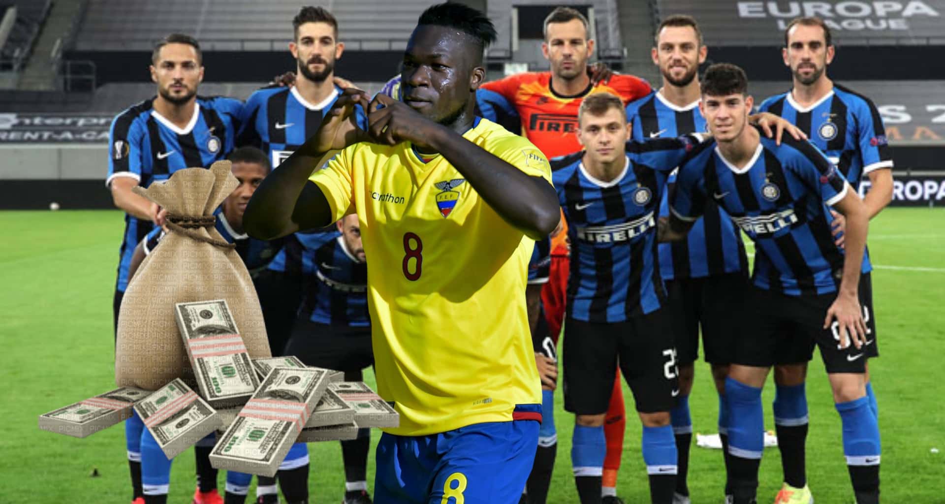 El ecuatoriano tiene sueldo de súper estrella, por eso puede darse los mismos lujos que las estrellas del Inter de Milán
