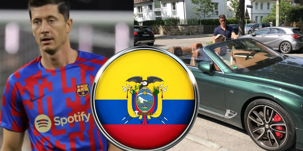 El ecuatoriano tiene un auto de lujo y recientemente lo subió en redes sociales 