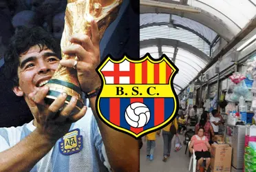 El ecuatoriano tuvo la oportunidad de jugar en Barcelona y fue el consentido de Maradona