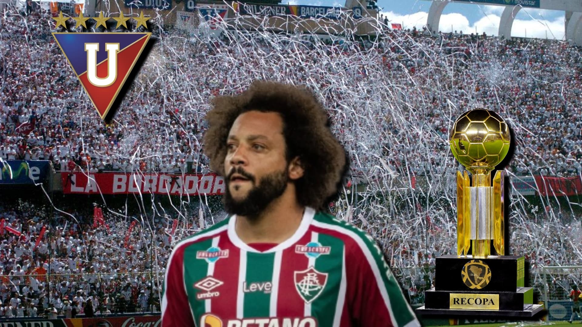 El enojo de los hinchas de LDU ante la salida de Marcelo en la final de ida de la Recopa