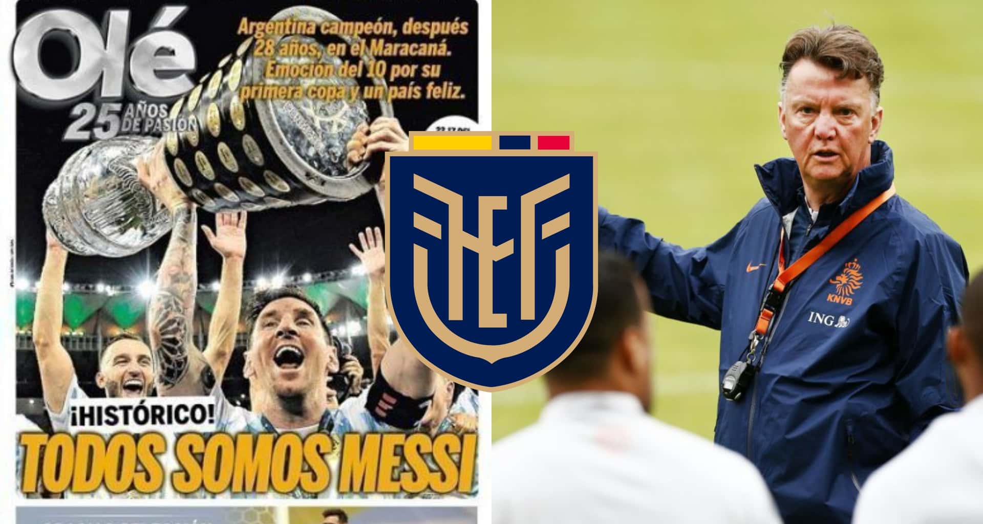 El entrenador de Holanda, van Gaal, piensa que Ecuador es un rival ganable sorprendió lo mencionado por la prensa de Argentina