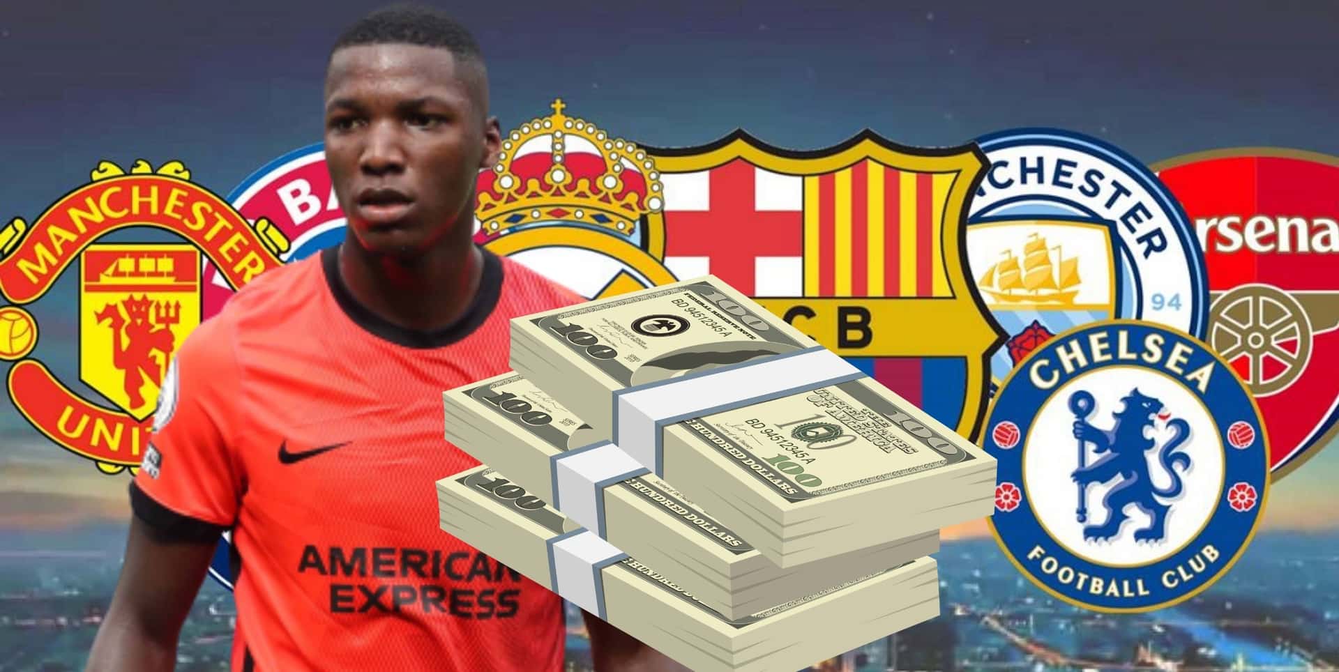 El equipo quiere a Moisés Caicedo en sus filas, desea armar el mejor medio campo del mundo