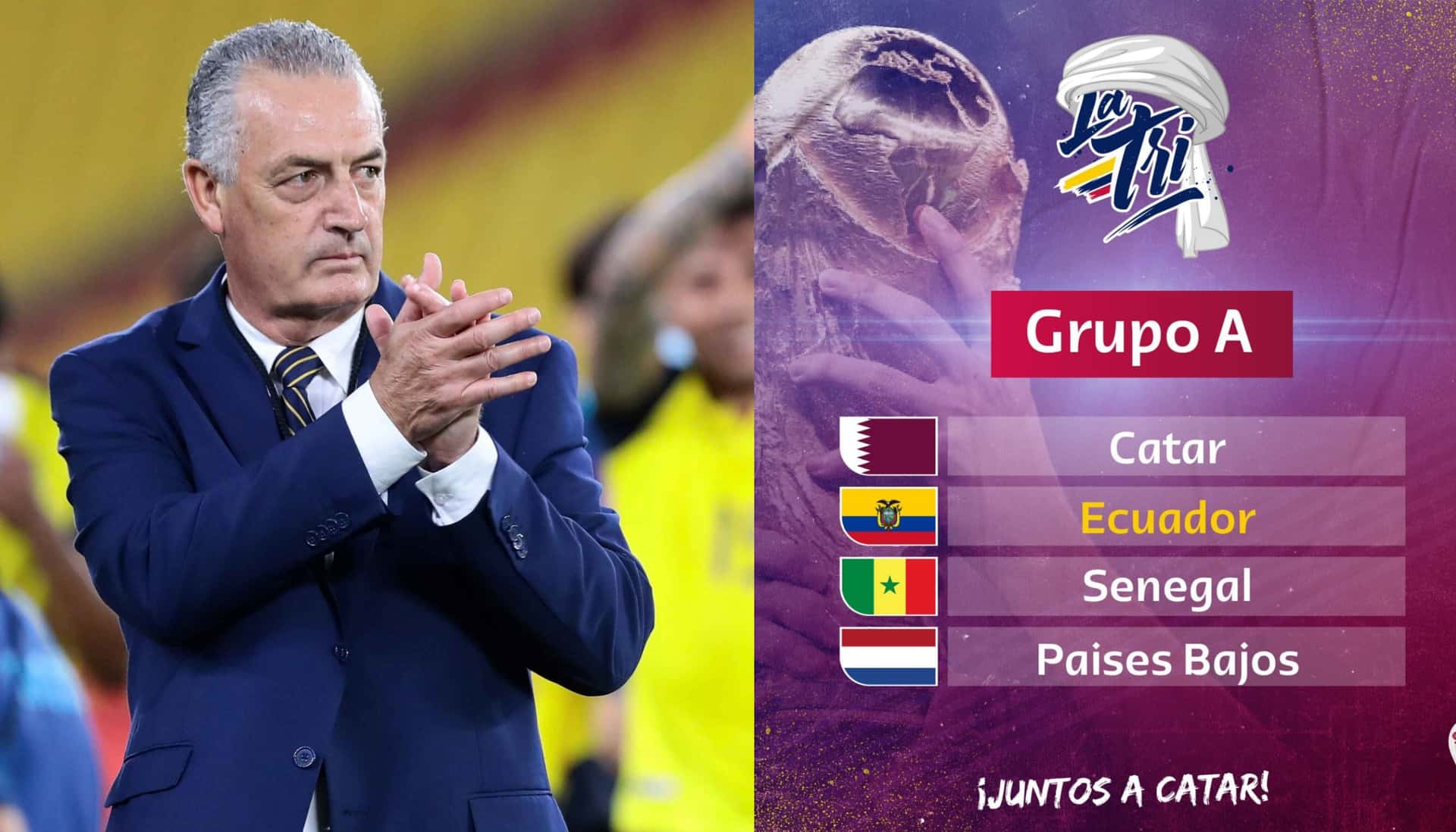 El estratega argentino estuvo pendiente del sorteo de la fase de grupos y se sorprendió por el sorteo