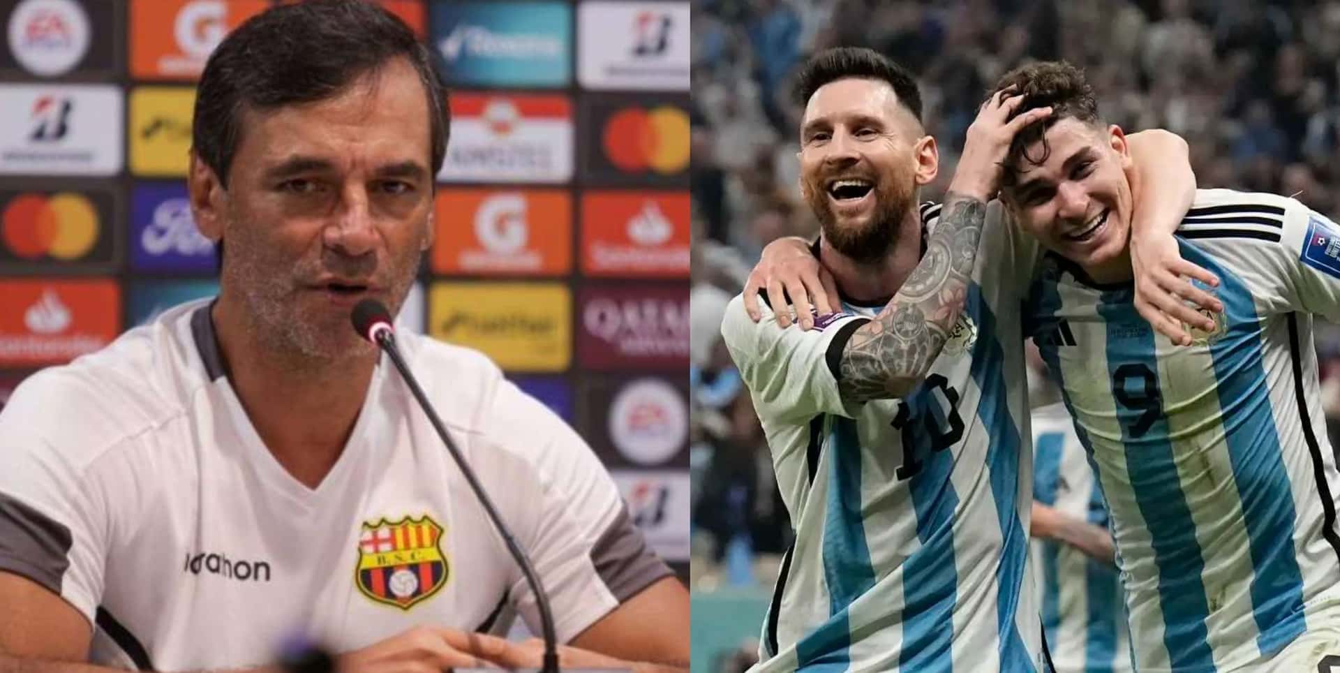 El estratega argentino habló del Mundial de Argentina y lo comparó con la final de Barcelona SC