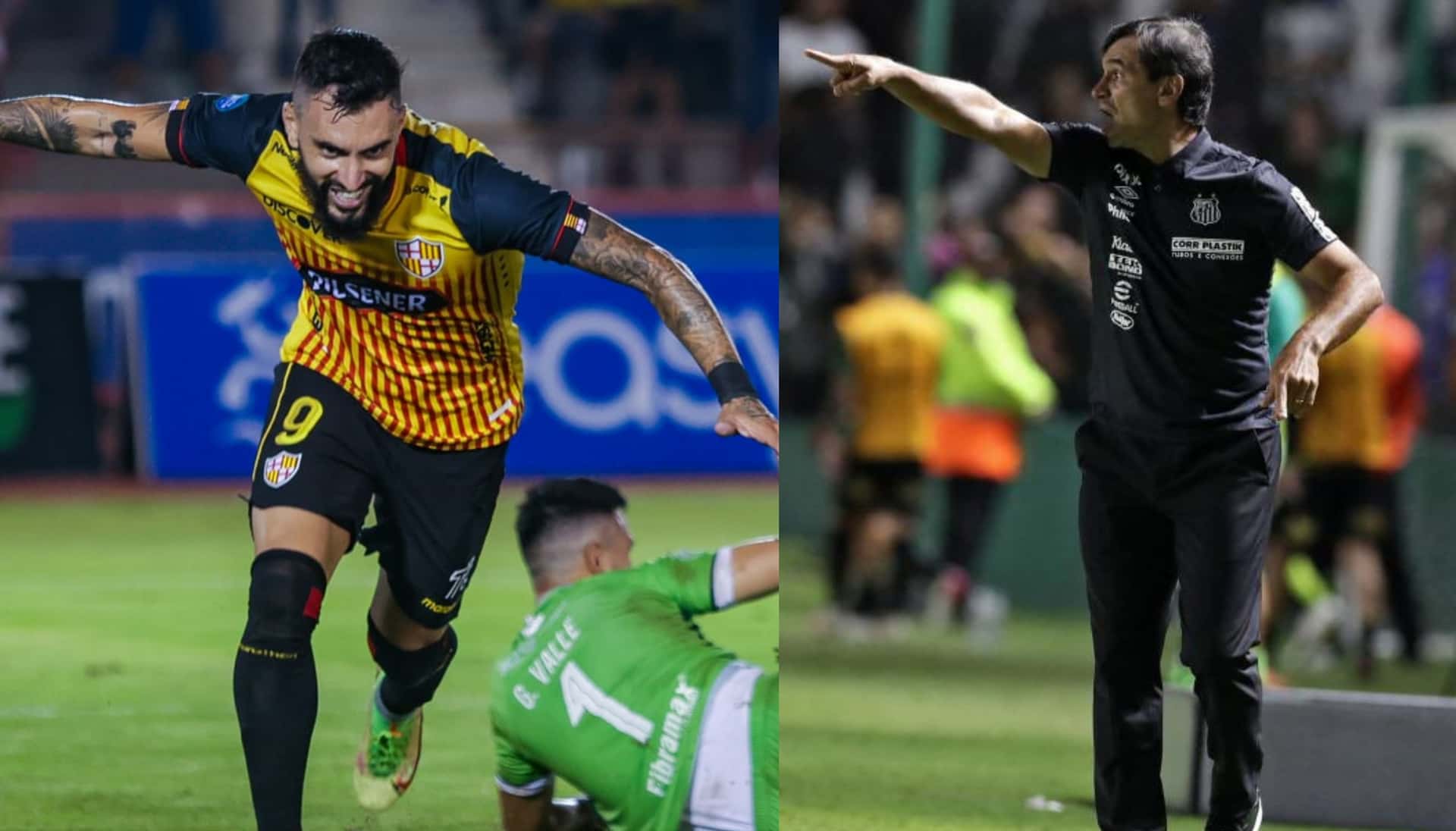 El estratega argentino parece haber encontrado el rumbo en el Santos de Brasil