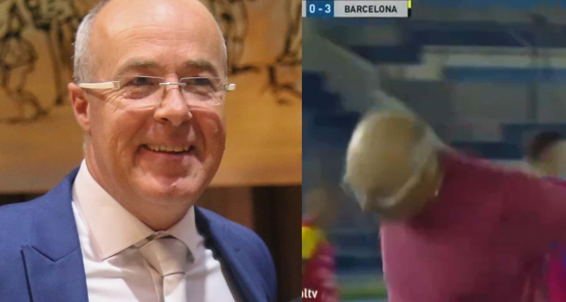 El estratega argentino se emocionó en el segundo gol de Barcelona SC que anotó Gabriel Cortez