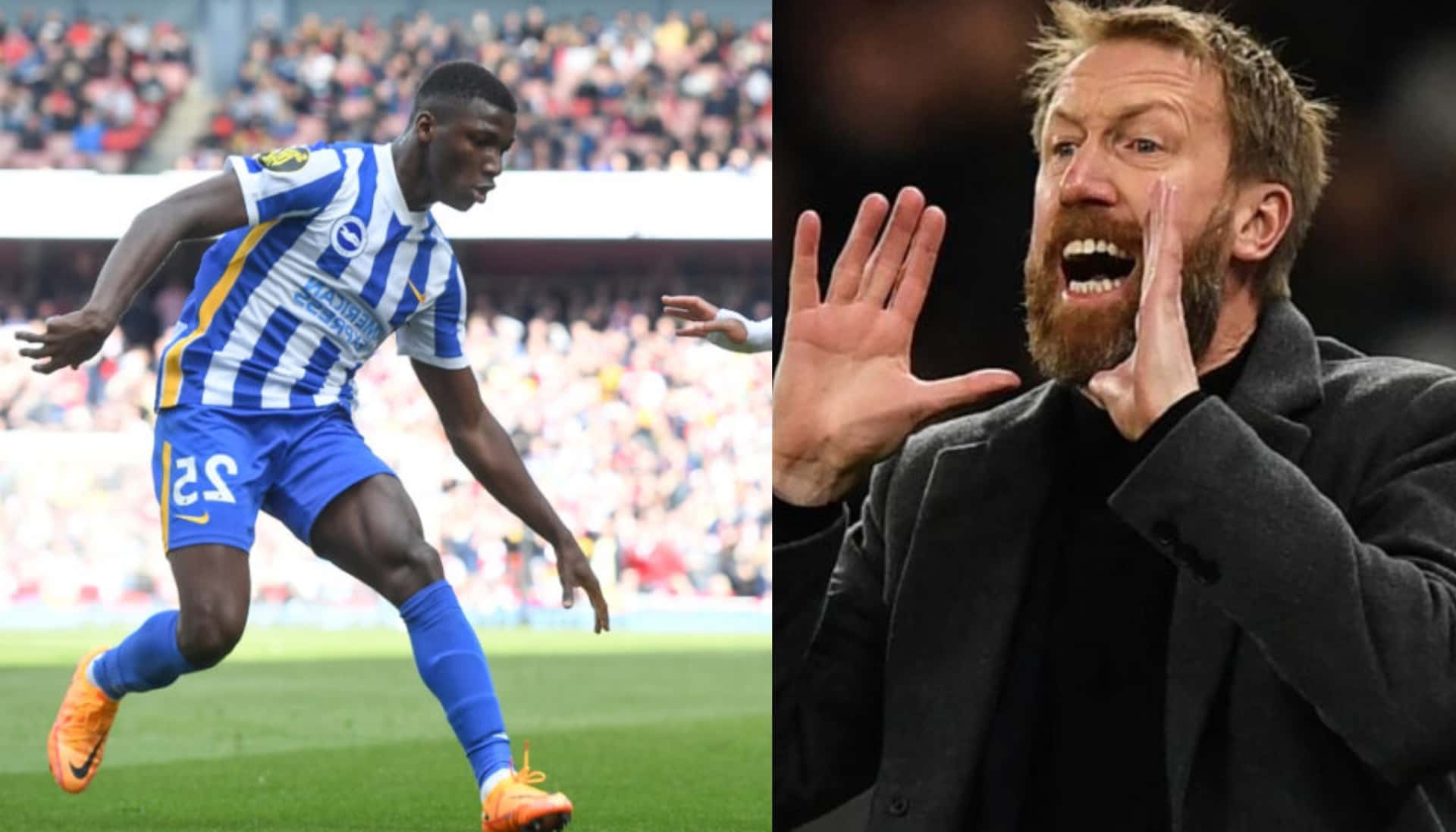 El estratega del Brighton habló del ecuatoriano y su desempeño en el partido contra el Arsenal