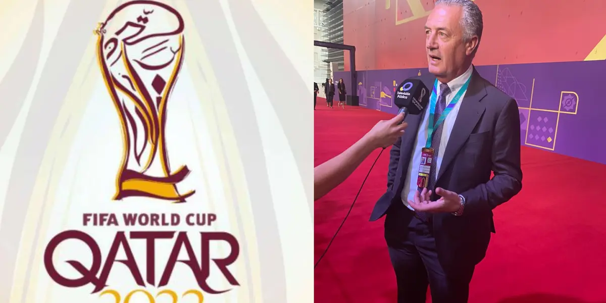 El estratega de la selección ecuatoriana habló en la alfombra roja del sorteo al mundial de Catar