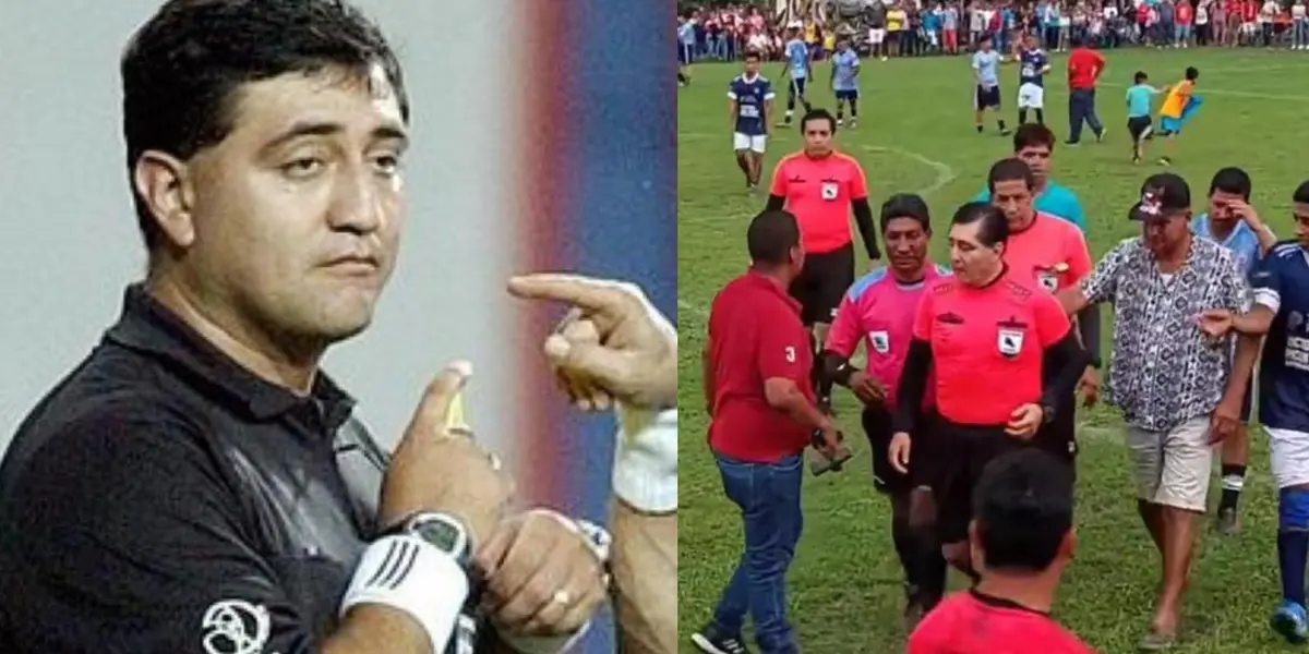 El ex árbitro del fútbol ecuatoriano se vio envuelto en un nuevo escándalo