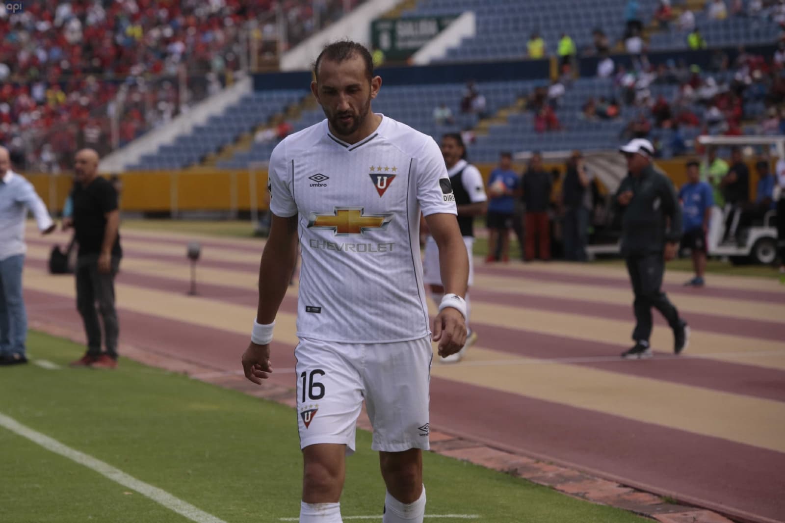 El ex delantero de Liga de Quito en la parte final de su carrera