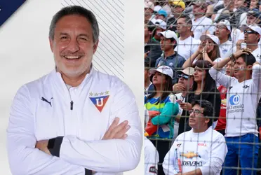 El ex estratega de Liga de Quito dejó amarrado un jugador en LDU por 4 años