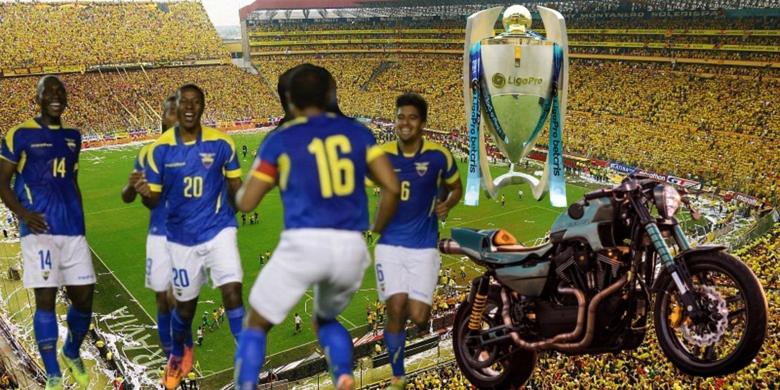 El ex futbolista que maneja un a Harley, fue campeón con Barcelona SC y estuvo en un mundial con la Tri