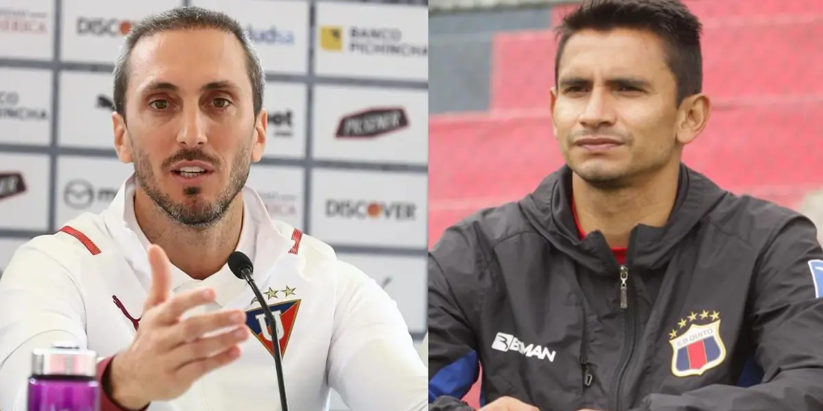 El ex jugador de Deportivo Quito manifestó que tuvo inconvenientes con el actual técnico de Liga de Quito