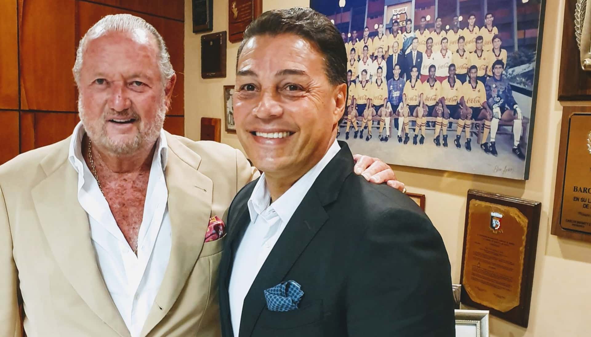 El ex presidente de Barcelona SC le envió un mensaje a Carlos Alfaro Moreno luego de los incidentes