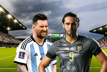 El gesto de Lionel Messi con Leonardo Campana