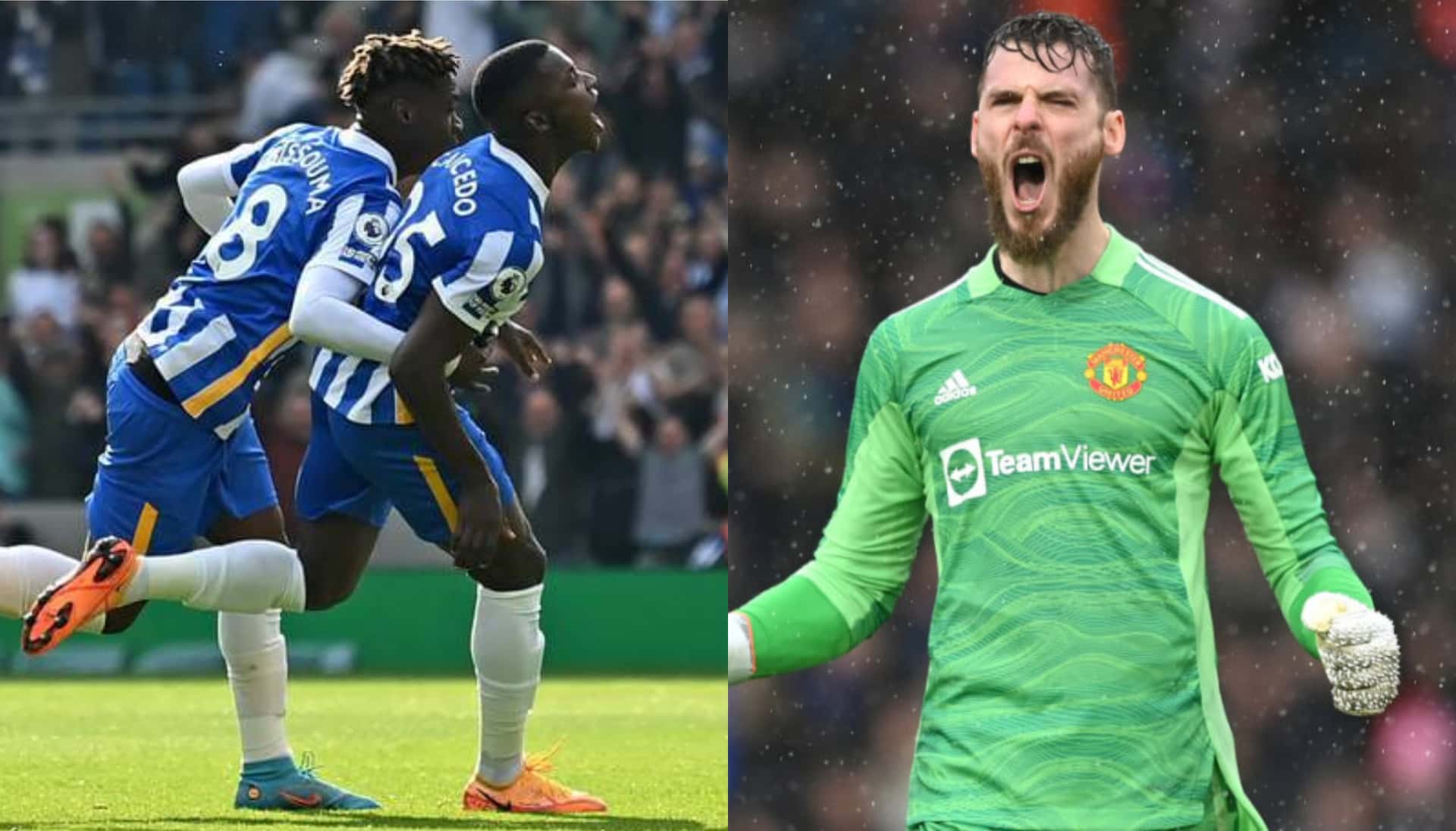 El golero español David de Gea se molestó luego del gol del ecuatoriano