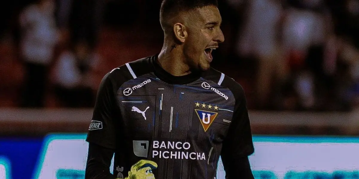 El golero titular de Liga de Quito sufrió una lesión previo al reinicio del torneo