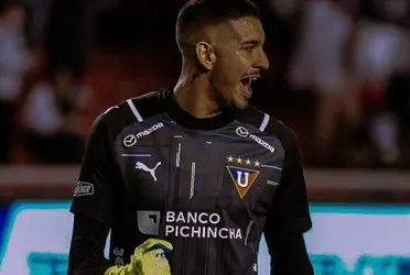 El golero titular de Liga de Quito sufrió una lesión previo al reinicio del torneo