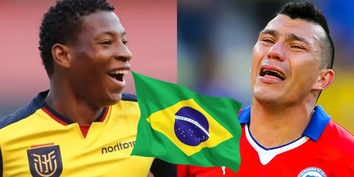 El habilidoso jugador de la Selección Ecuatoriana apareció en redes portando la camiseta de Brasil