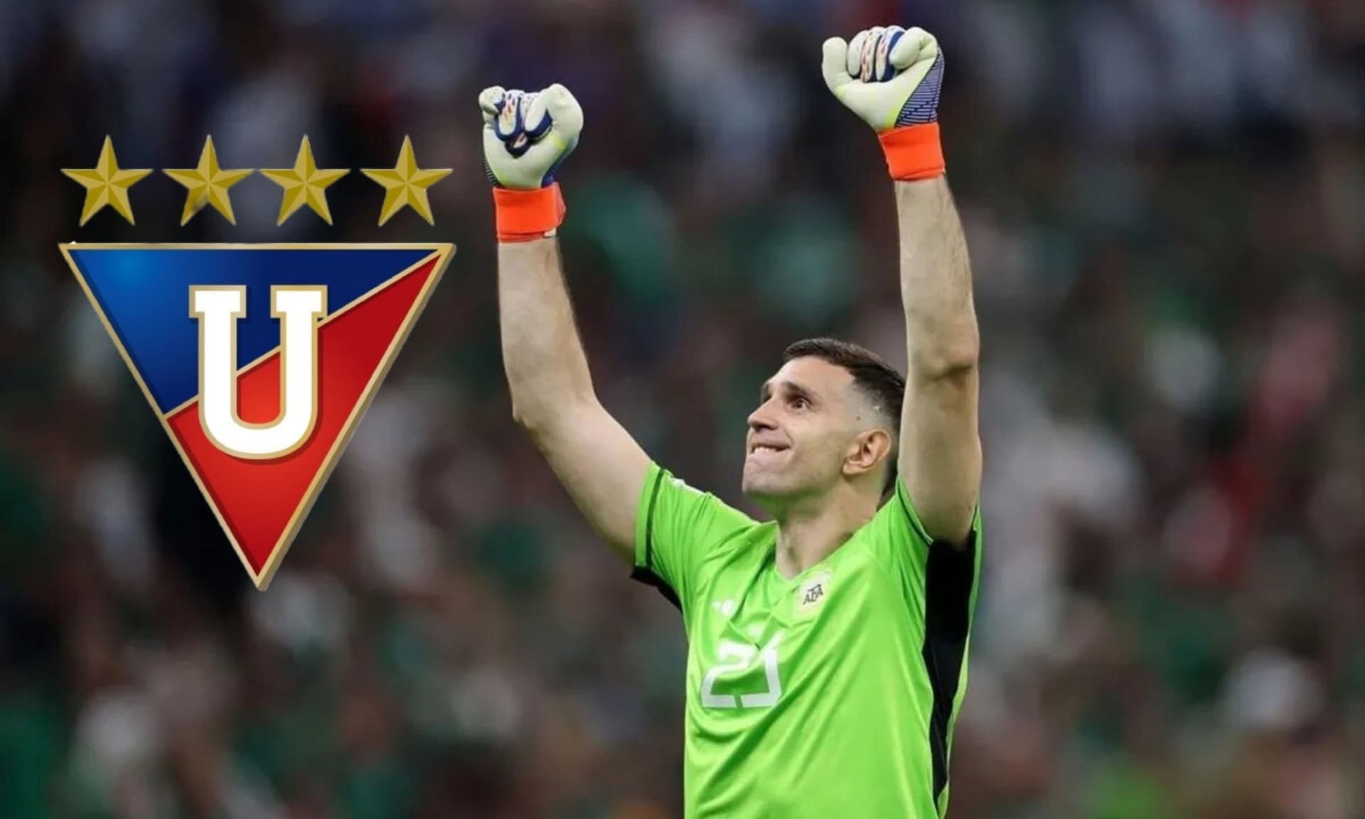 El héroe argentino fue suplente de este jugador ecuatoriano.