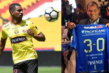El histórico jugador de la Selección Ecuatoriana tuvo un arduo debate con el ex presidente Rafael Correa