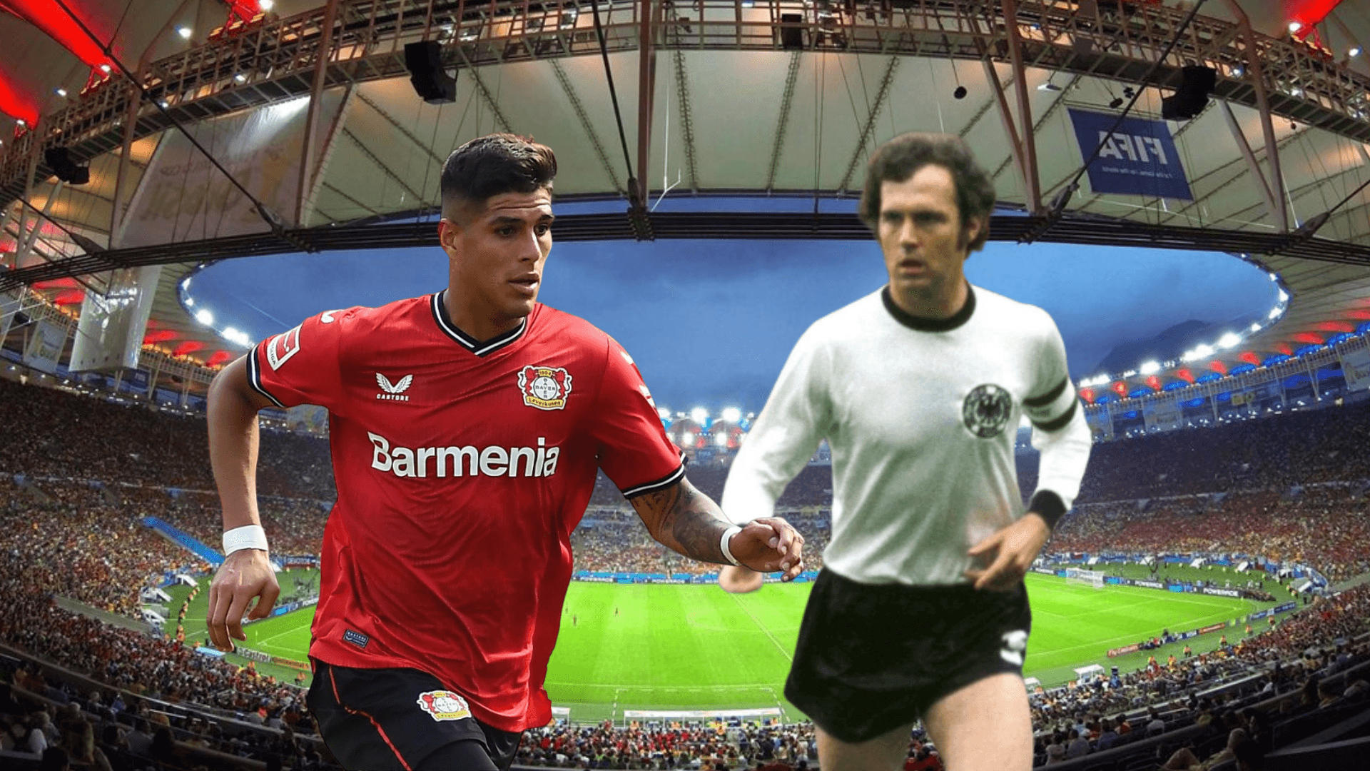 El homenaje de Piero Hincapié y el Leverkusen a Franz Beckenbauer
