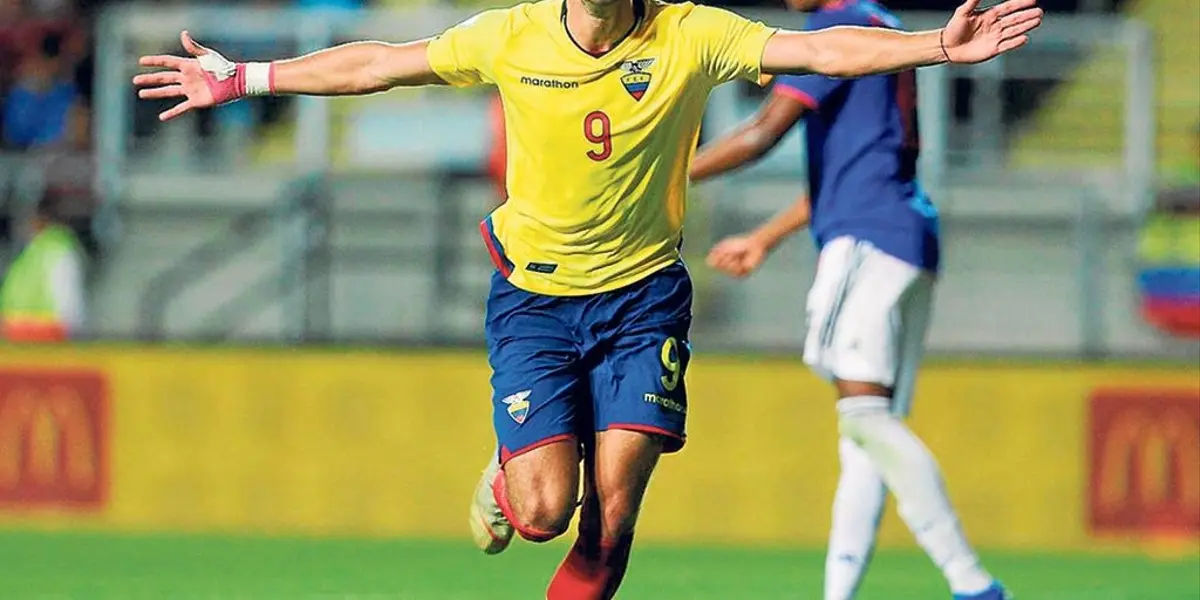 El joven delantero ecuatoriano es una de las cartas de gol de la selección ecuatoriana